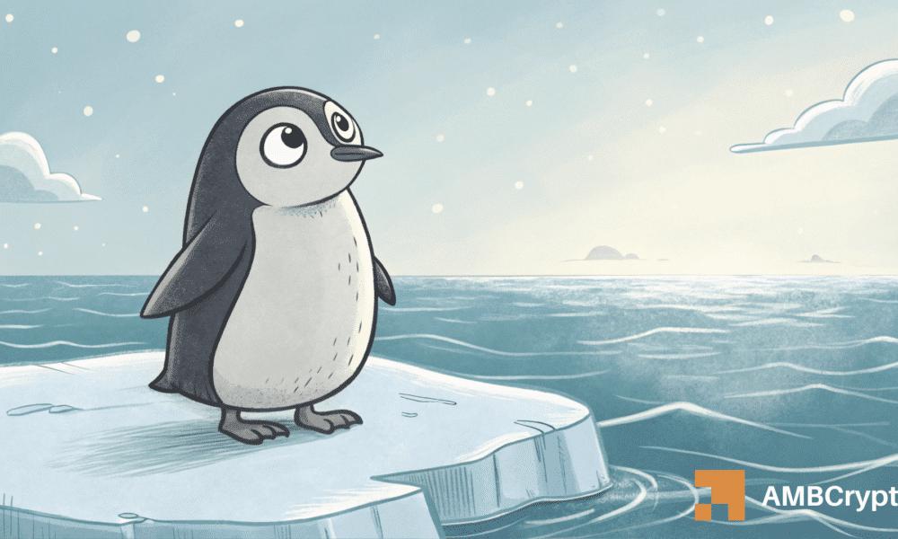 PENGU: 胖乎乎的企鹅能在突破前保持0.028美元吗？